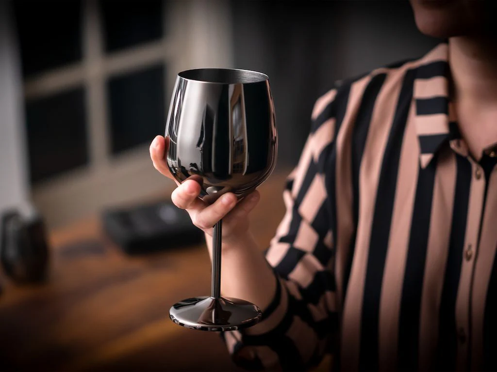 DRYCKESGLAS SET - VINGLAS I ROSTFRITT STÅL - Image 5